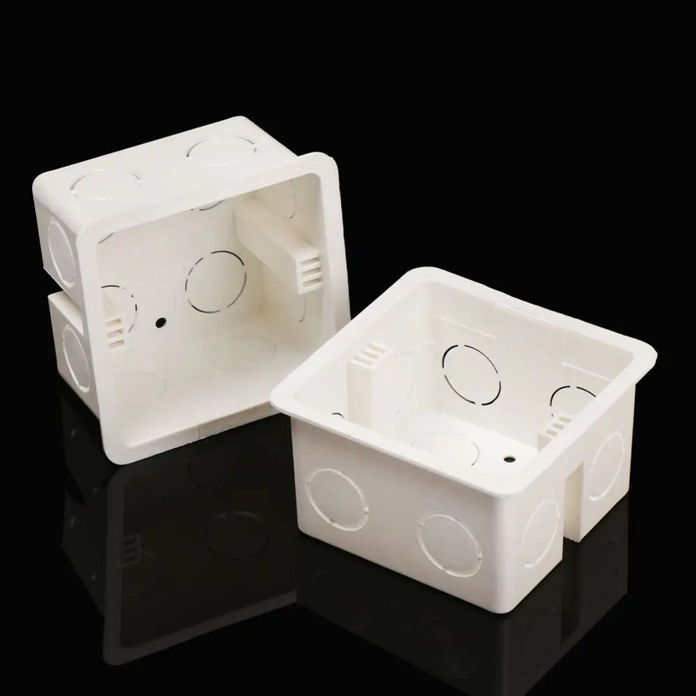 

High Quality Flame Retardant Professional Light Touch Switch Cassette Concealed Bottom Junction Wall Mounting Box