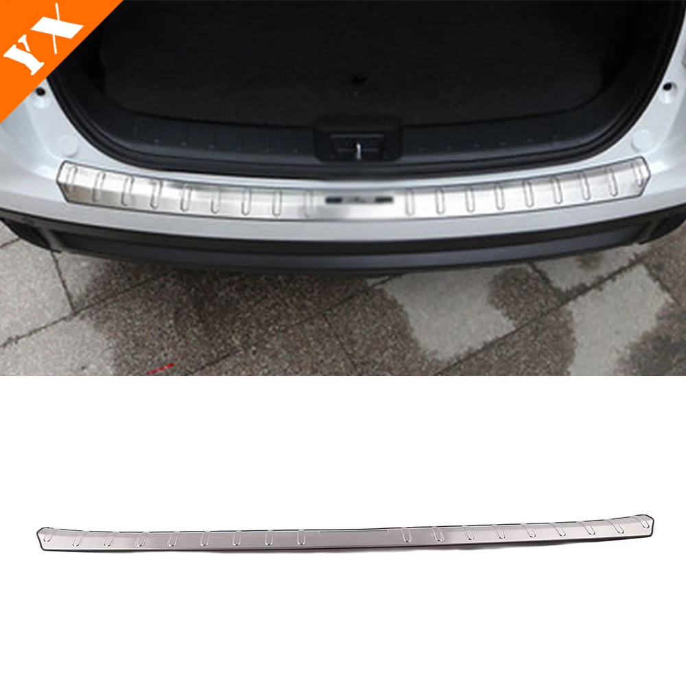 

Аксессуары из нержавеющей стали для Mitsubishi Eclipse Cross 2018-2022, черная накладка на задний багажник автомобиля, защитная пластина, Противоударная/Пылезащитная Накладка на порог