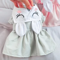 big sleepy eyes cute bunny dress for small dog puppy high quality comfy soft pet costume pet clothes dog new skirt xs x m l xl