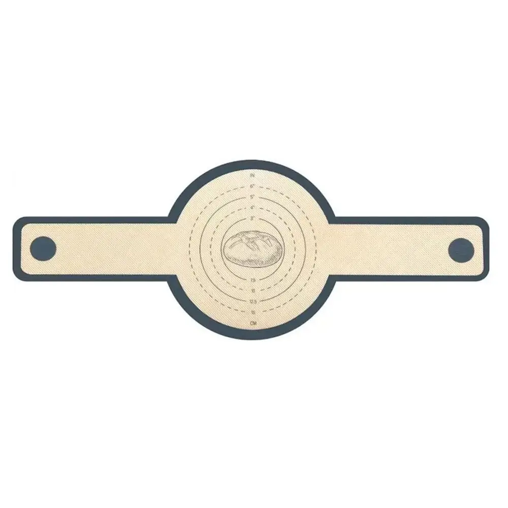 

Силиконовый коврик для хлеба с длинной ручкой