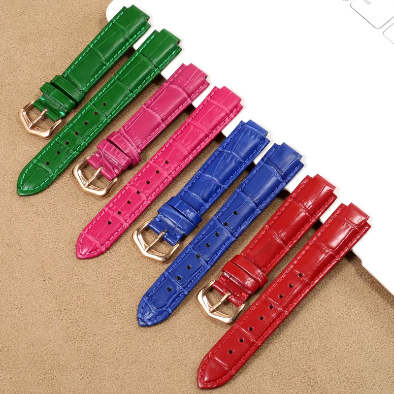 

Leather watch, women's 14/16/18/20/22mm color cowhide bracelet