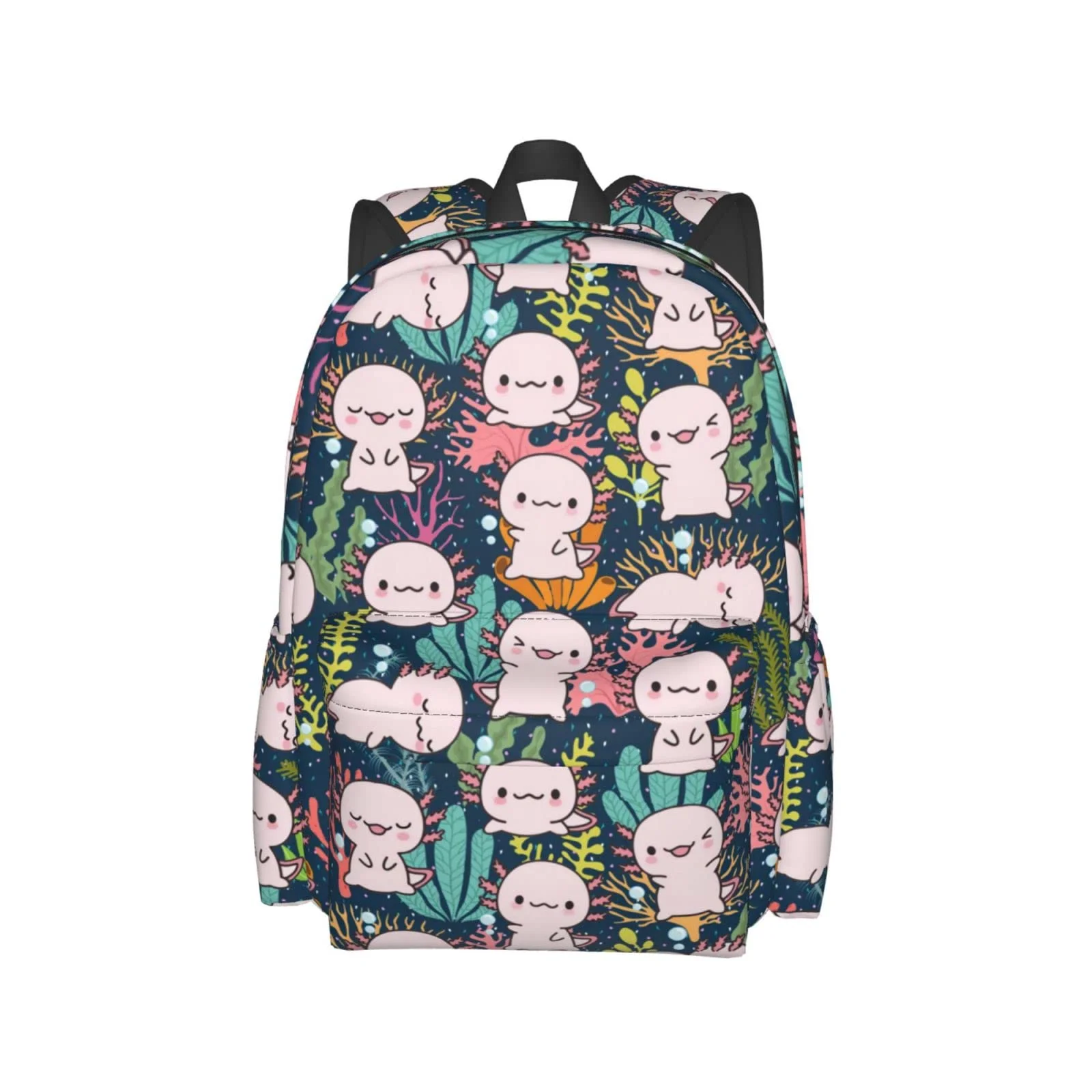

College Bag Laptop Backpacks for Boys Girls Children and Adult With Adjustable Padded Straps Casual Daypacks School Axolotl Y2K
