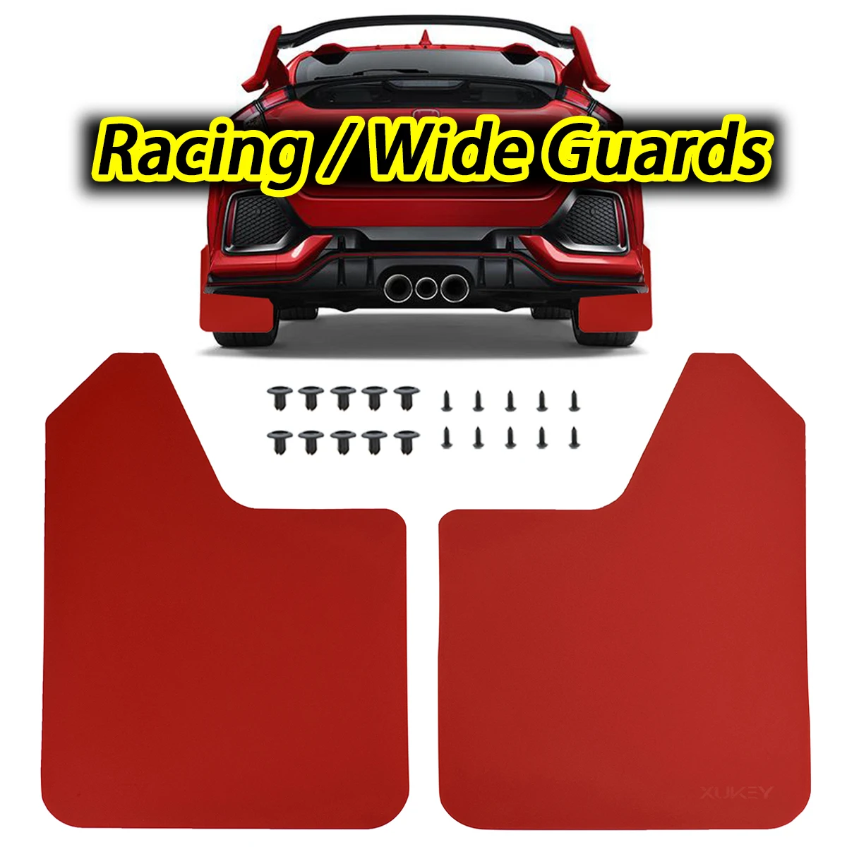 

Красные универсальные брызговики для Suzuki Mitsubishi VW LAND ROVER Toyota Nissan Jeep Mazda