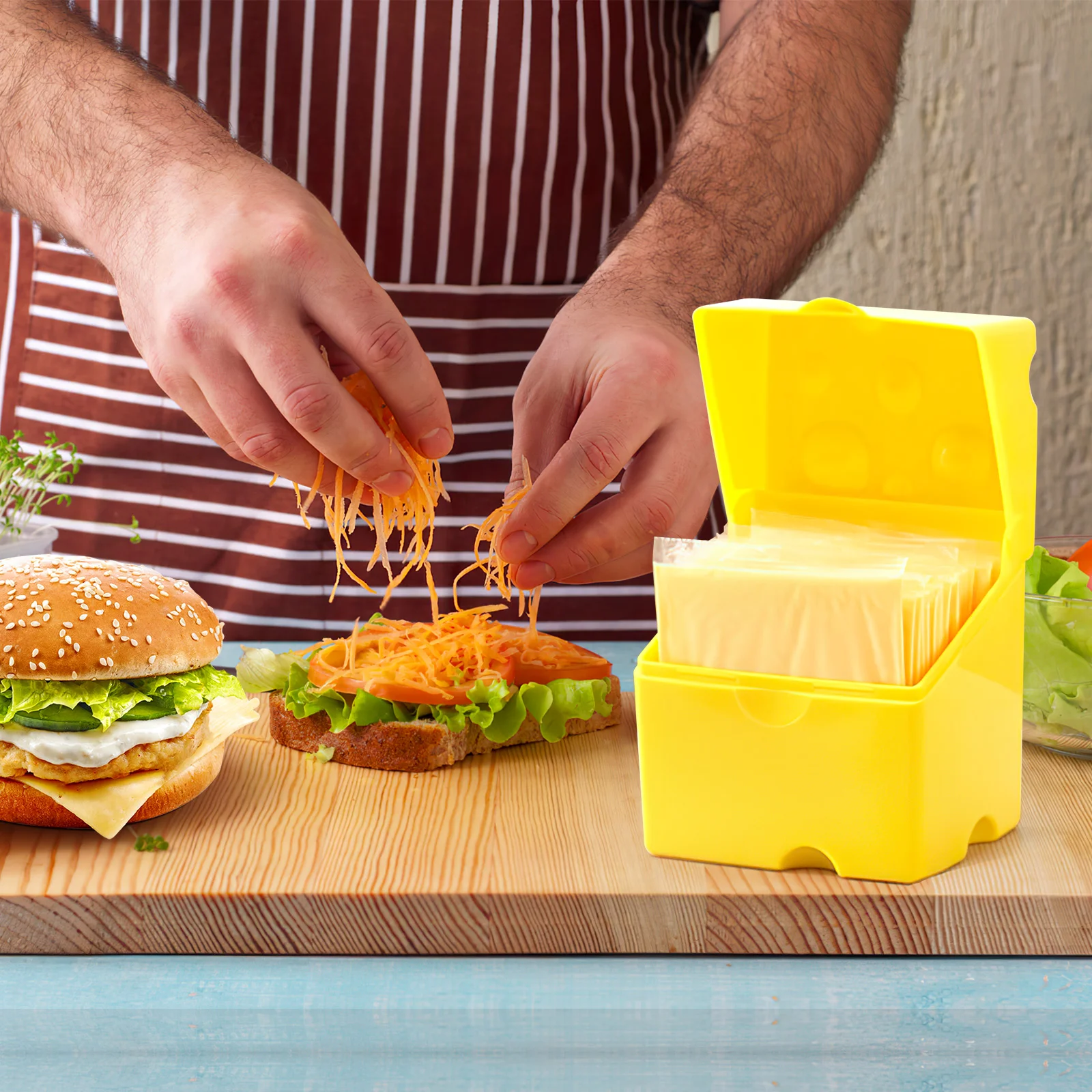 Слайсер для сыра овощерезка контейнеры пищевых продуктов с крышками держатель