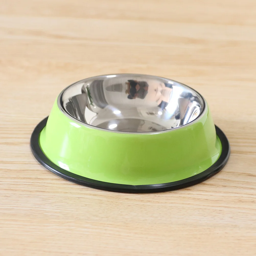 Миска для собак из нержавеющей стали посуды воды лапы миска корма кормушка
