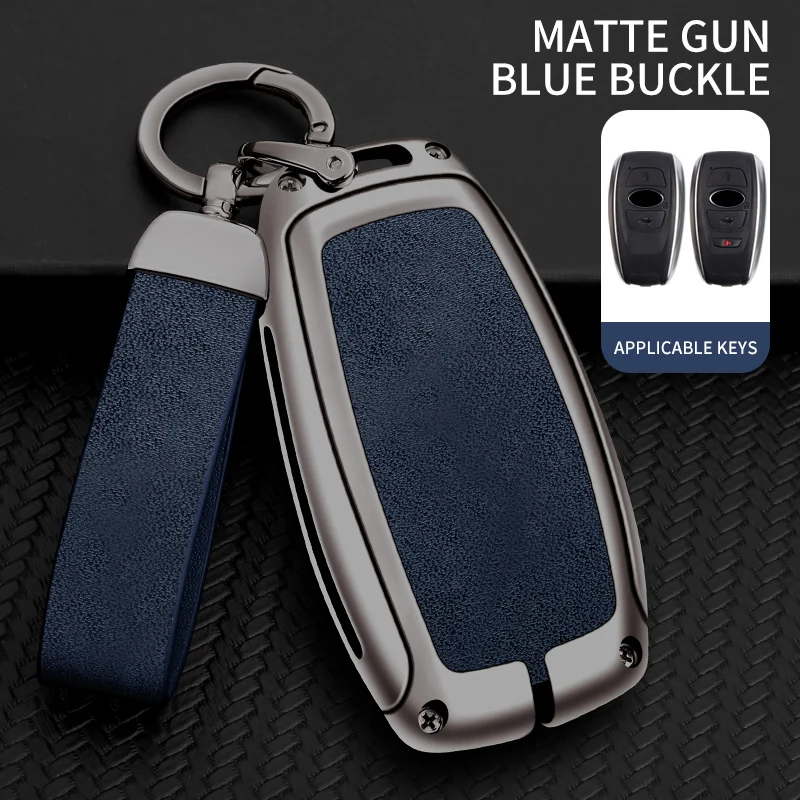 

Новый чехол для автомобильного ключа из цинкового сплава для Subaru BRZ STI XV SV Forester Legacy Outback Crosstrek Impreza WRX Ascent, автомобильные детали