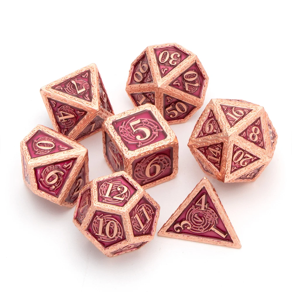 Набор металлических костей Dnd Dungeon And Dragon D &amp + кубиков D20 D12 D10 % D8 D6 D4 MTG musicролевая