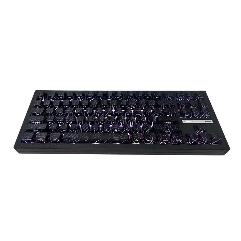 Фото Беспроводная механическая клавиатура Zornher ZH870 с тремя режимами подключения, структурой Gasket, RGB-подсветкой, возможностью горячей замены переключателей, настраиваемая, для киберспорта, 88 клавиш №2