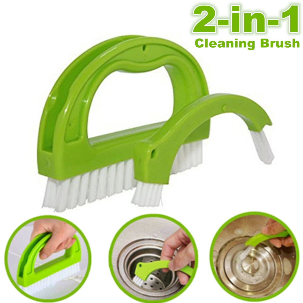 

New 2-in-1Multi-functionaTile Brushes Grout Cleaner Joint Scrubber for Cleaning Bathroom Kitchen Bathroom Multi-function Housecl