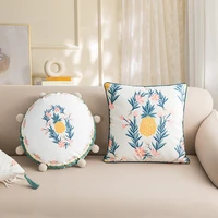 high precision embroidery jacquard pillow pillow mahogany sofa cushion pillowcase headboard large pillow back pillow back cover