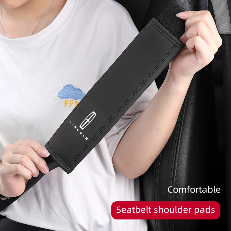 Защитная накладка на автомобильный ремень безопасности, наплечный чехол для Lincoln MKC MKZ MKX MKT Aviator Navigator Continental Nautilus