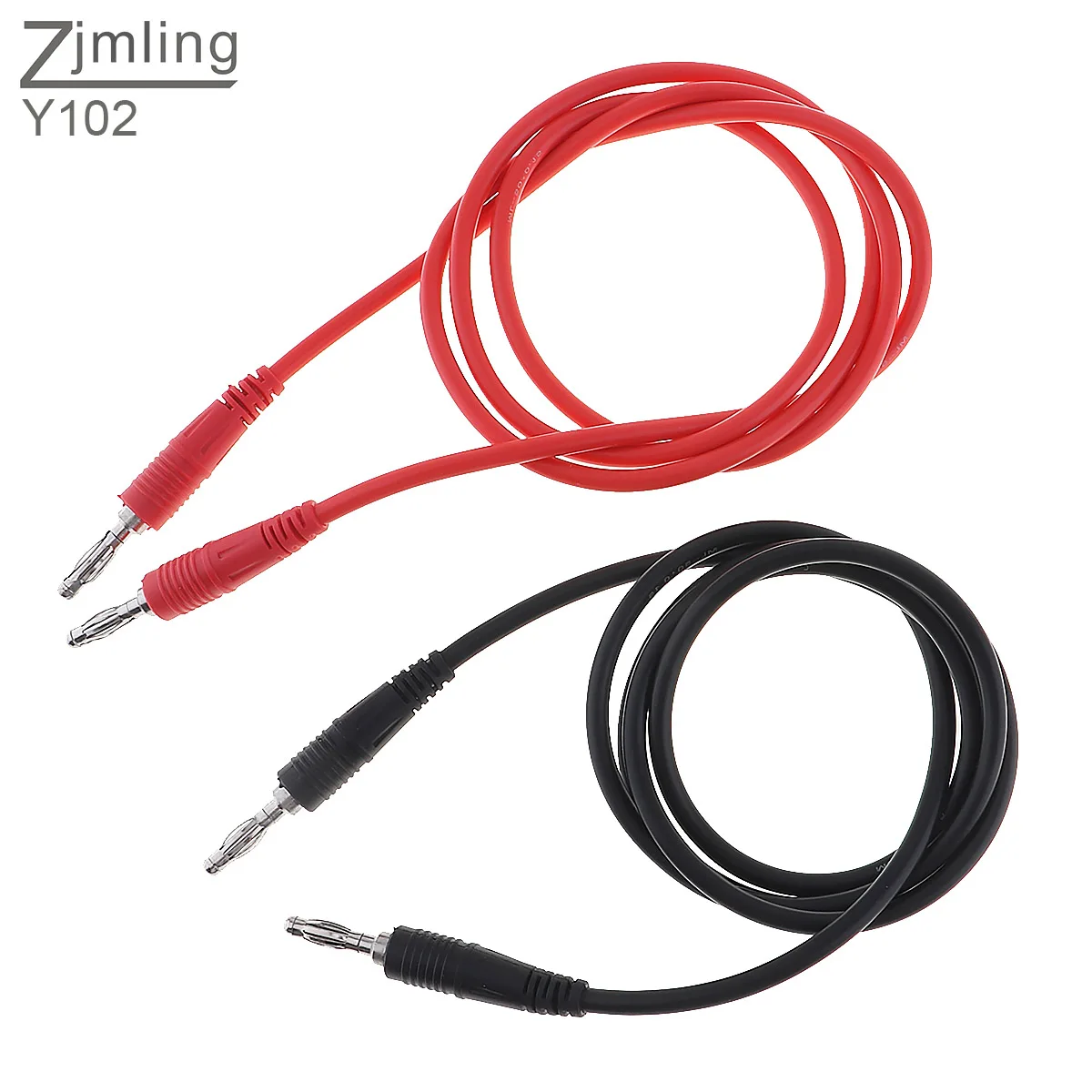 

2pcs 4mm Banana Plug Cord to Test Hook Clip Probe Cable Wire Cable for Multimeter Test Equipment Instrument Parts