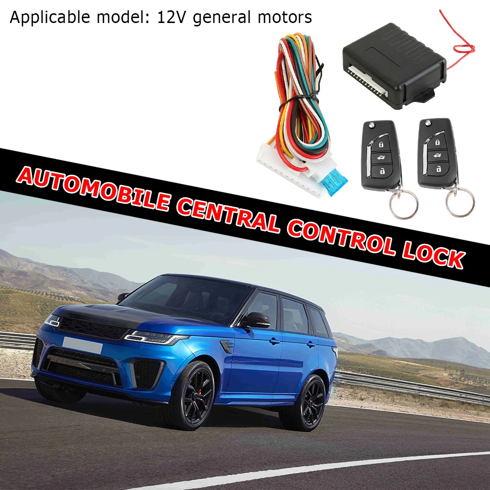 

Car Remote Central Door Lock Locking Kit Automobile Interior Decoration Parts Keyless Entry Alarm System 410/T417