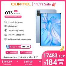 [World Premiere] Oukitel OT5 Tablet 12" FHD+ 12GB+256GB 11000mAh  Android 13 Tablets 16MP Camera  MTK Helio G99 Tablet Pad