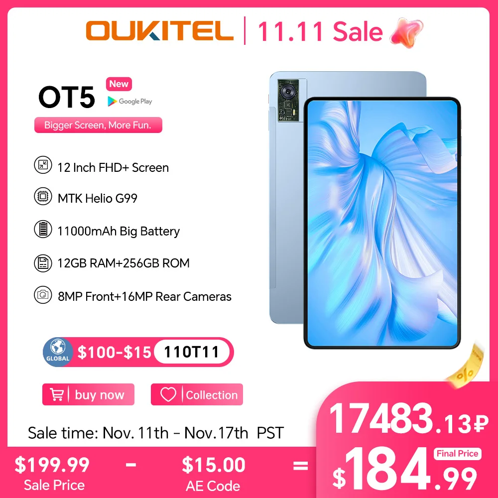 [World Premiere] Oukitel OT5 Tablet 12