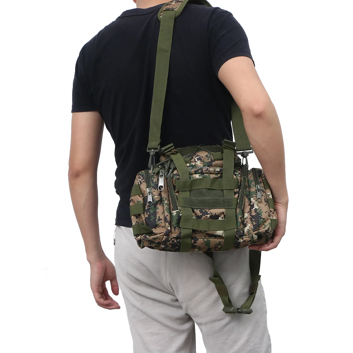 

Fishing Tackle Bag Fishing Waist Bag Tactics Fishing Shoulder Bag Tackle Storage Bag Fishing Sling Bag Fishing Shoulder Camping