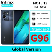 Global Version infinix NOTE 12 8GB 128GB Smartphone Helio G96 Mobile Phone 6.7" FHD+ AMOLED Display 50MP Triple Camera