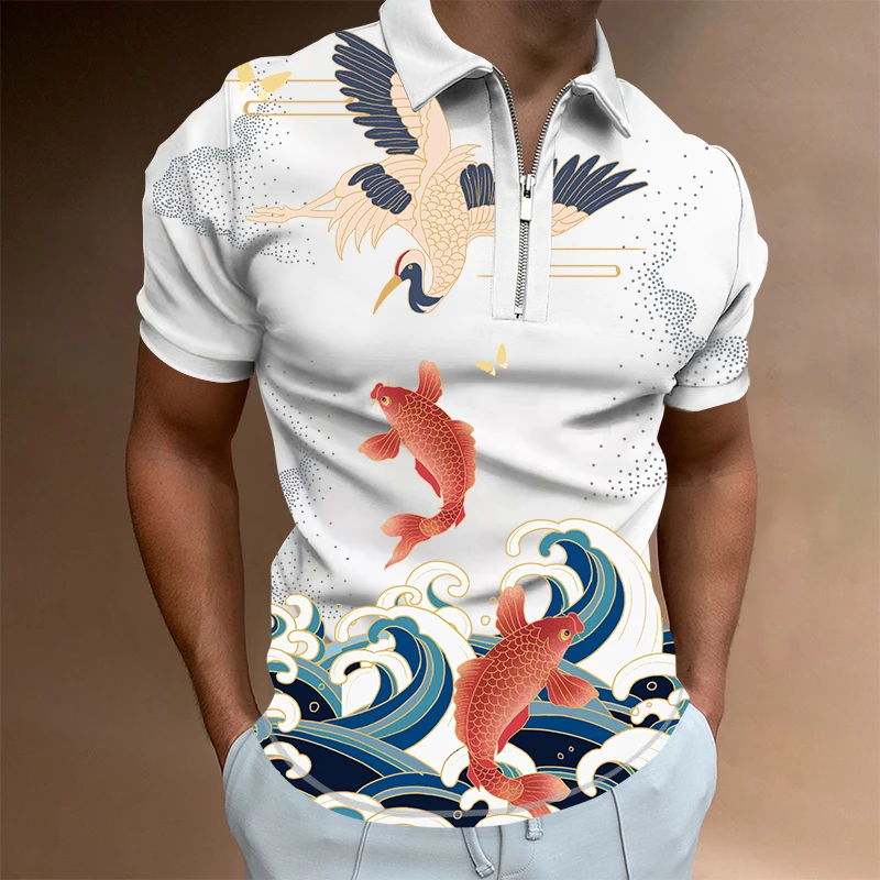 Рубашка-Поло X Task Force мужская с коротким рукавом Повседневная модная майка