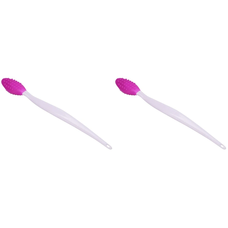 

2 шт., Мягкая ручная силиконовая щетка для ухода за лицом