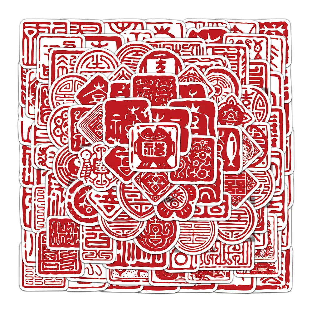 100 Шт. Baixi Красный Китайский Стиль Свадьба Помолвка Праздник Водонепроницаемый