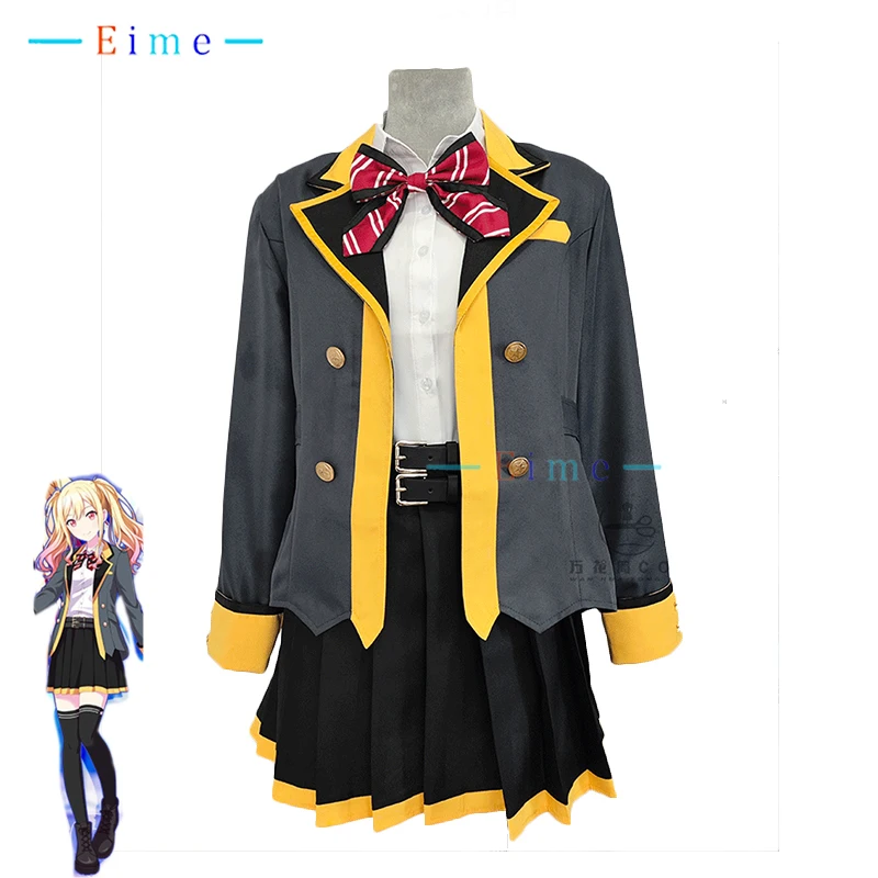 Костюмы для косплея PJSK Tenma Saki игровой проект Sekai искусственная кожа изготовленный