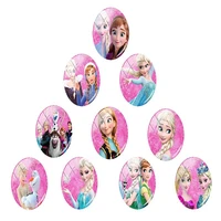 disney magical princess aisha animated character glass oval 18x25mm photo 5 pieces of cabochon dome flat back jewelry making