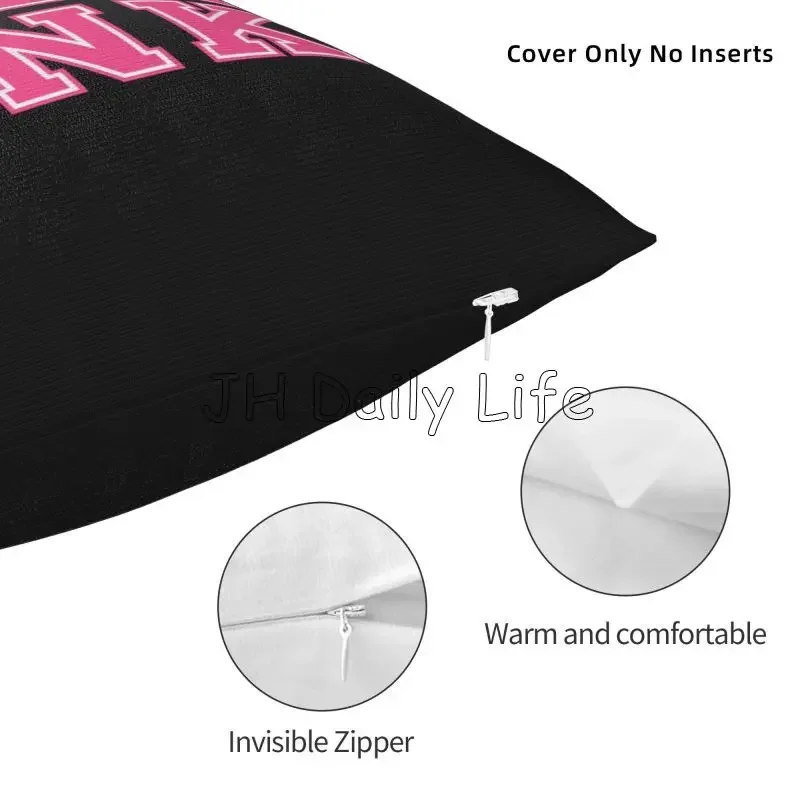 Фото Наволочка с принтом розового сердца Love, современный скандинавский декор для кровати, дивана, дивана, наволочки, квадратная наволочка 18x18 дюймов №3