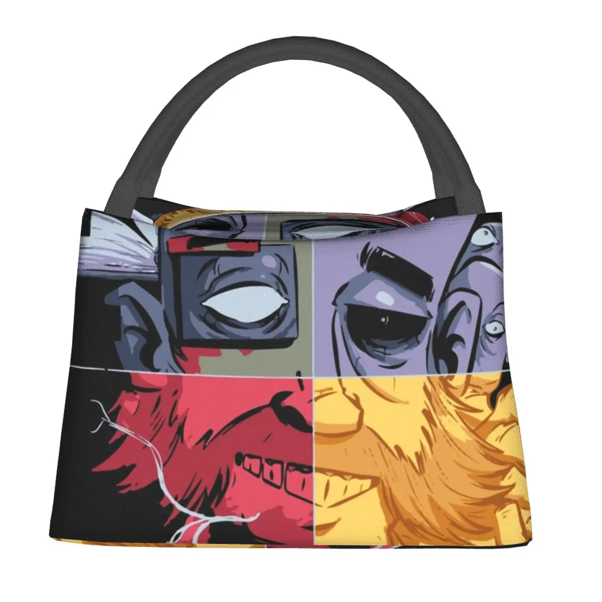 

Game Lover Disco Elysium Lunch Bag For Men Print Lunch Box Leisure School Cooler Bag Portable Oxford Thermal Tote Handbags