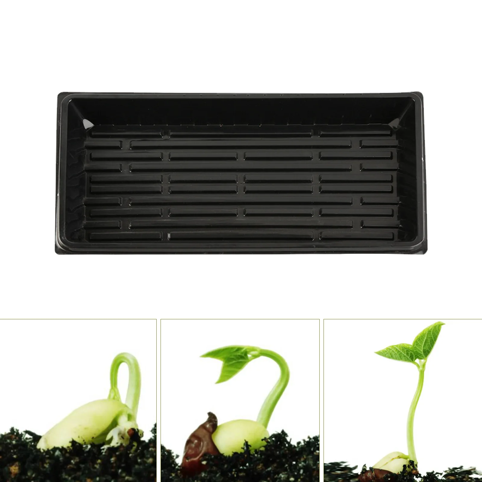 

Free Shipping YEGBONG Growing Seedling Starter Trays Without Holes for Indoor Gardening Plant Germination Greenhouse Supplies