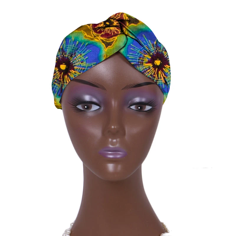 

Wholesale Fashion African Headband For Women African Cotton Wax Print Ankara Handmade Accessories Versatile Hair Tie WYB362