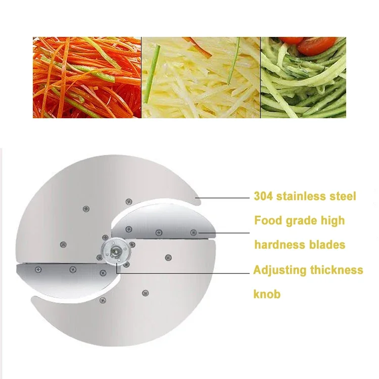 Мини-резка для овощей большая выходная машина измельчения резак фруктов и на