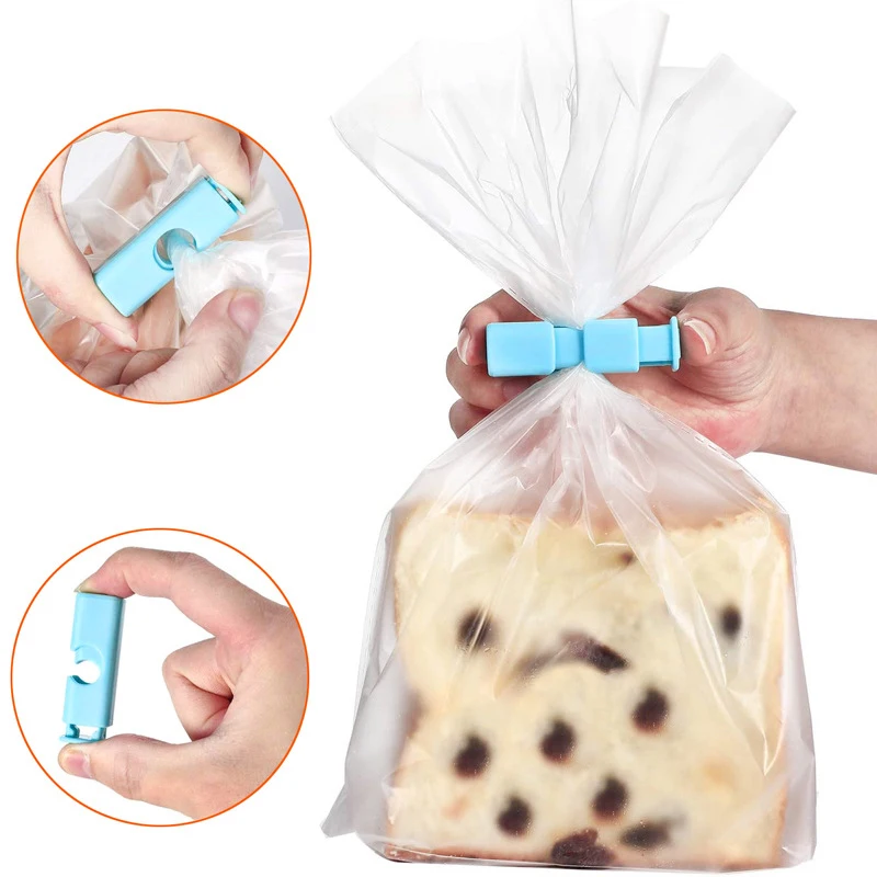

1pc Sealing Clip Locking Bread Sealing Clip Food Bag Sealing Clip Pressing Sealing Clip Airtight Solid Storage Seal Bag Tool