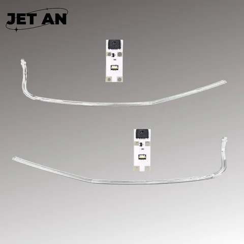 Для VW Skoda Octavia 2015 2016 2017 автомобильные фары DRL трубки чипы акриловая направляющая полоса света DRL полоса пластина доска