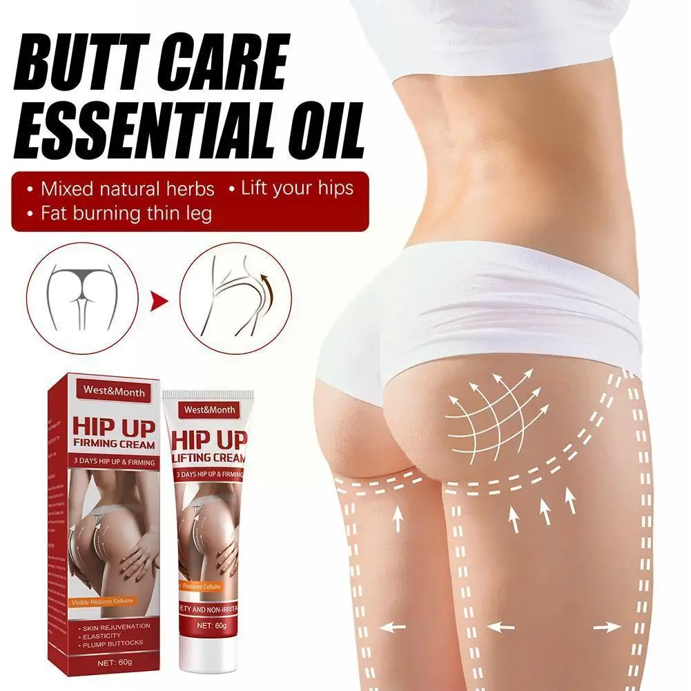 

60g Buttocks Enlargement Cream Effective Hip Lift Up Compact Peach Big Tighten Buttock Butt Care Body Build Plump Sexy Sexy E2V3