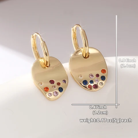 Золотые серьги-капельки NovoPublic