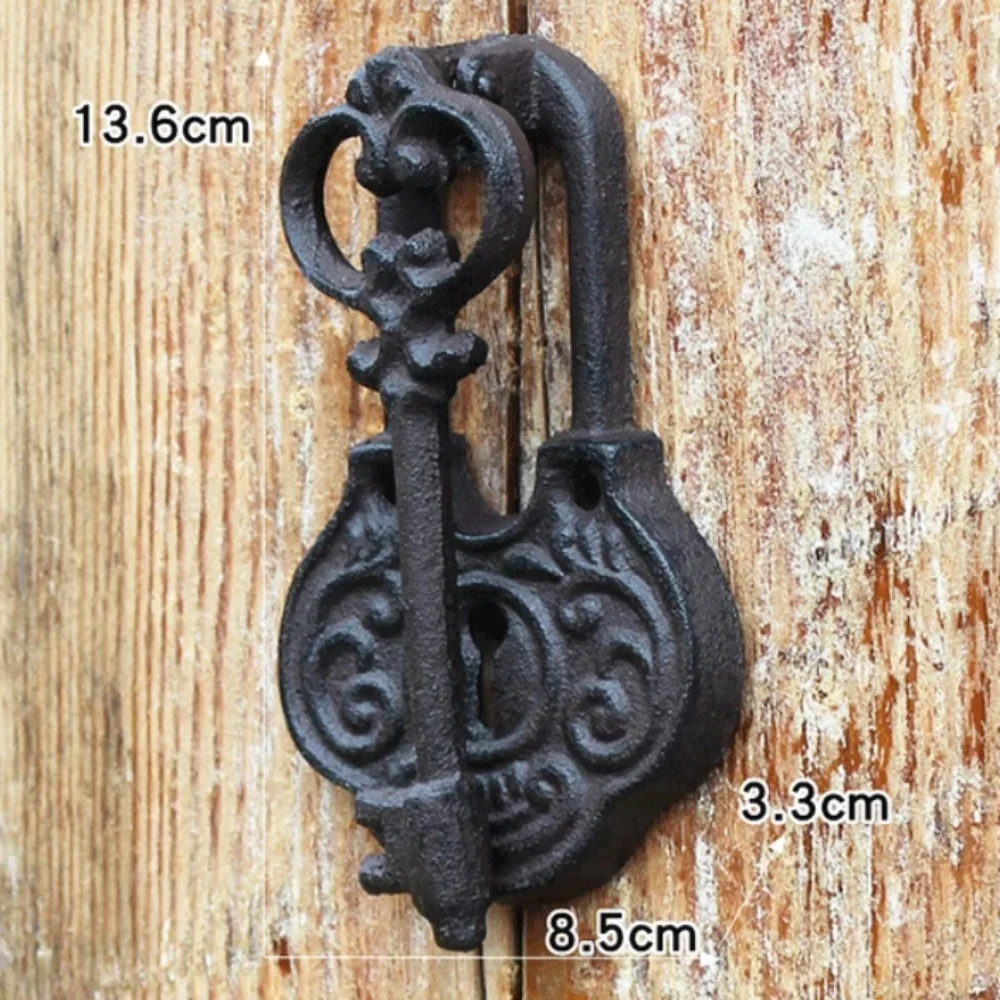 Европейские креативные чугунные изделия дверная ручка в стиле ретро кованая