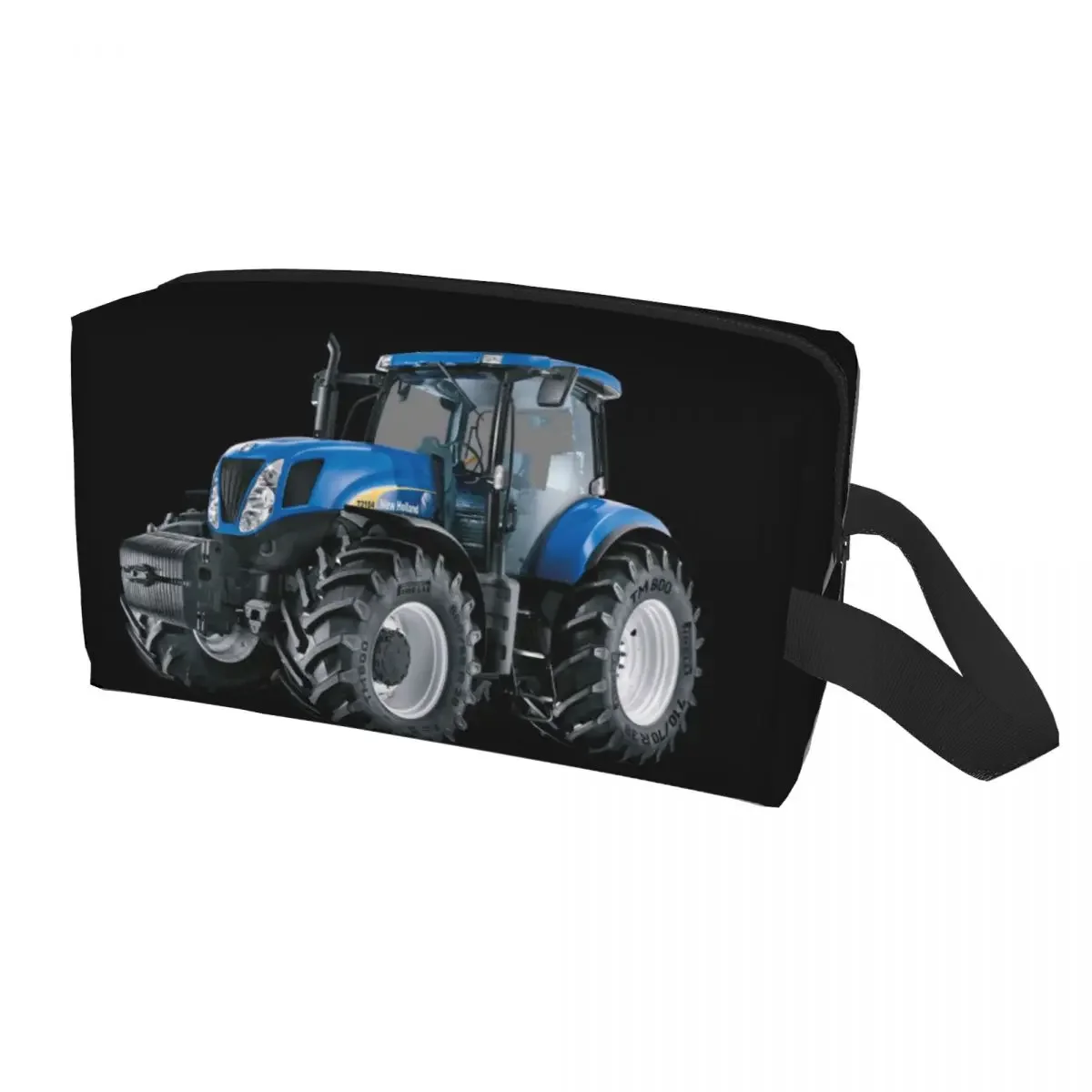 

Custom Tractor Travel Cosmetic Bag Women Toiletry Makeup Organizer Lady Beauty Storage Dopp Kit