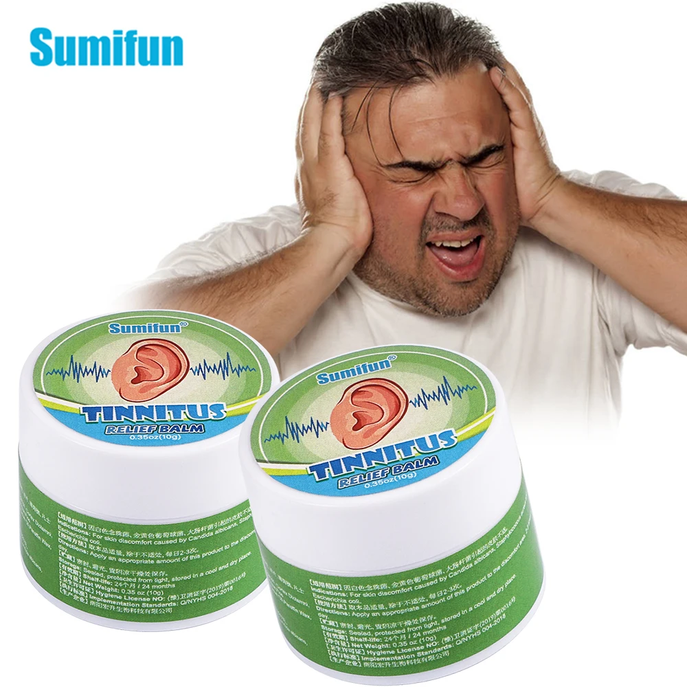 

1/2/3Pcs Sumifun Tinnitus Care Cream Treat Deaf Ear Tingling Pain Relief Ointment Headache Prevent Hearing Loss Medical Plaster