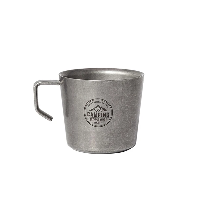 Двухслойная стандартная кофейная чашка из нержавеющей стали, чайная чашка, термостойкая портативная чашка для воды