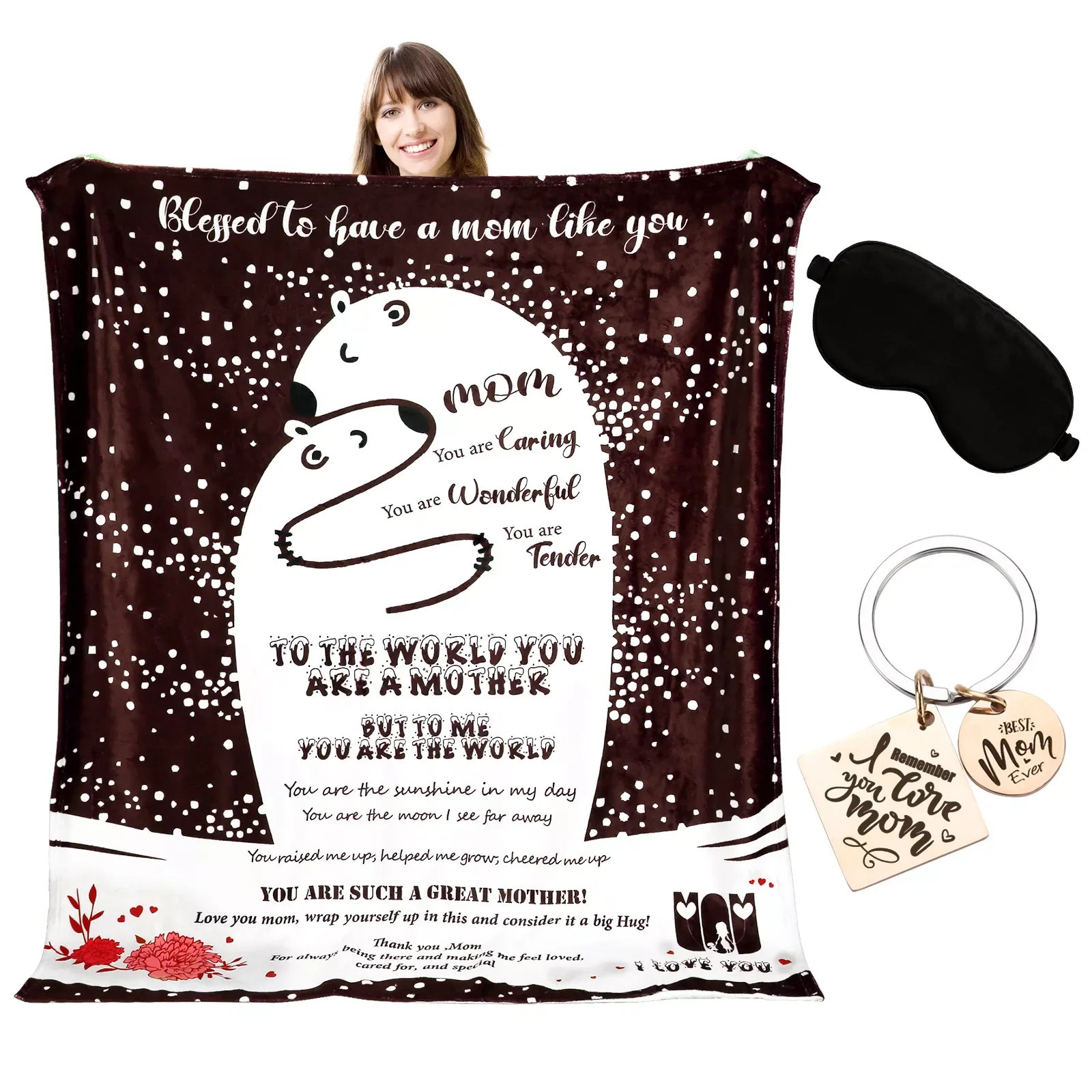 

Новинка в теплых обнимах, плед-получите успех, подарки посылка для ухода для женщин-смелость, энергия, любовь, надеюсь, поддержка исцеления, ...