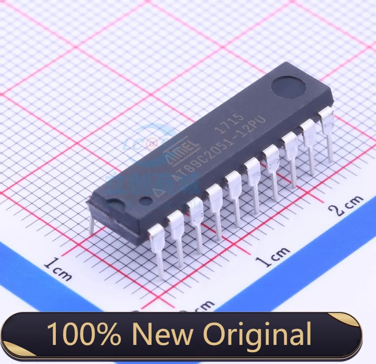 AT89C2051-12PU посылка DIP-20 новый оригинальный подлинный микроконтроллер IC чип (MCU/MPU/SOC)