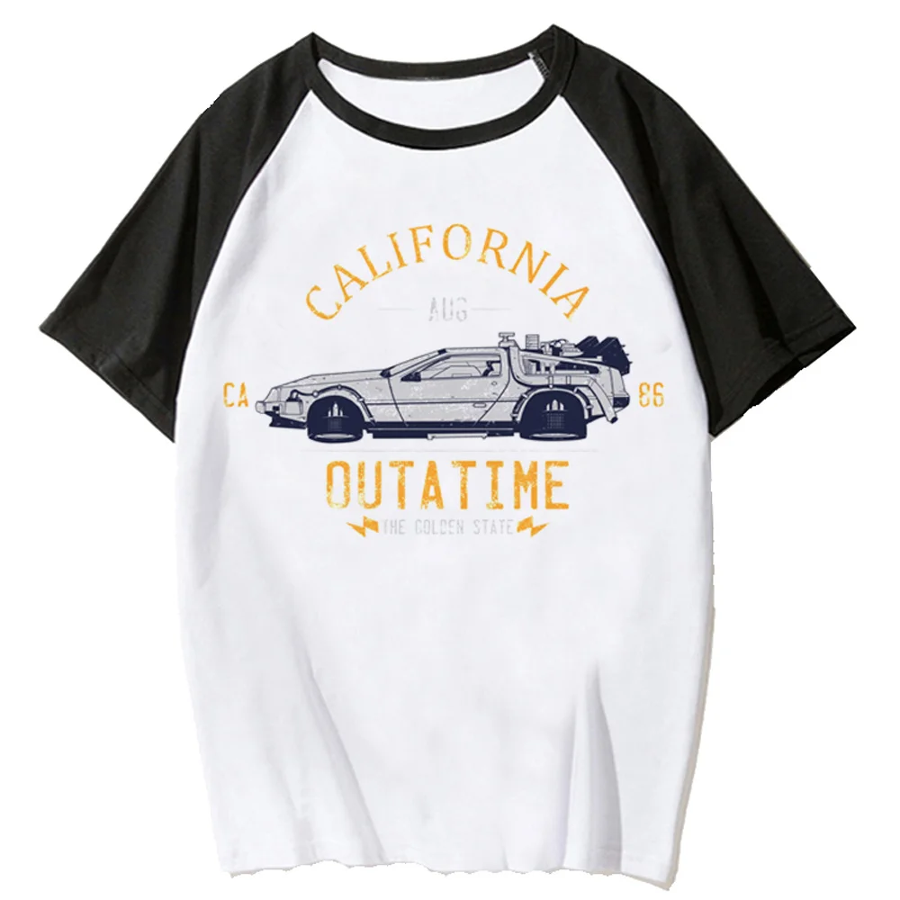 

Back to the Future Tee women anime t-shirts girl Japanese clothing