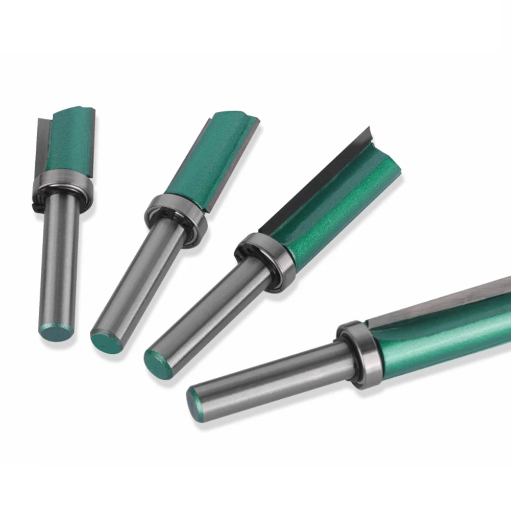 

1pc 8mm Shank Pattern Bit Router Bit With Bearing Woodworking Milling Cutter For Wood Bit Face Mill Cutter End Mill Tools