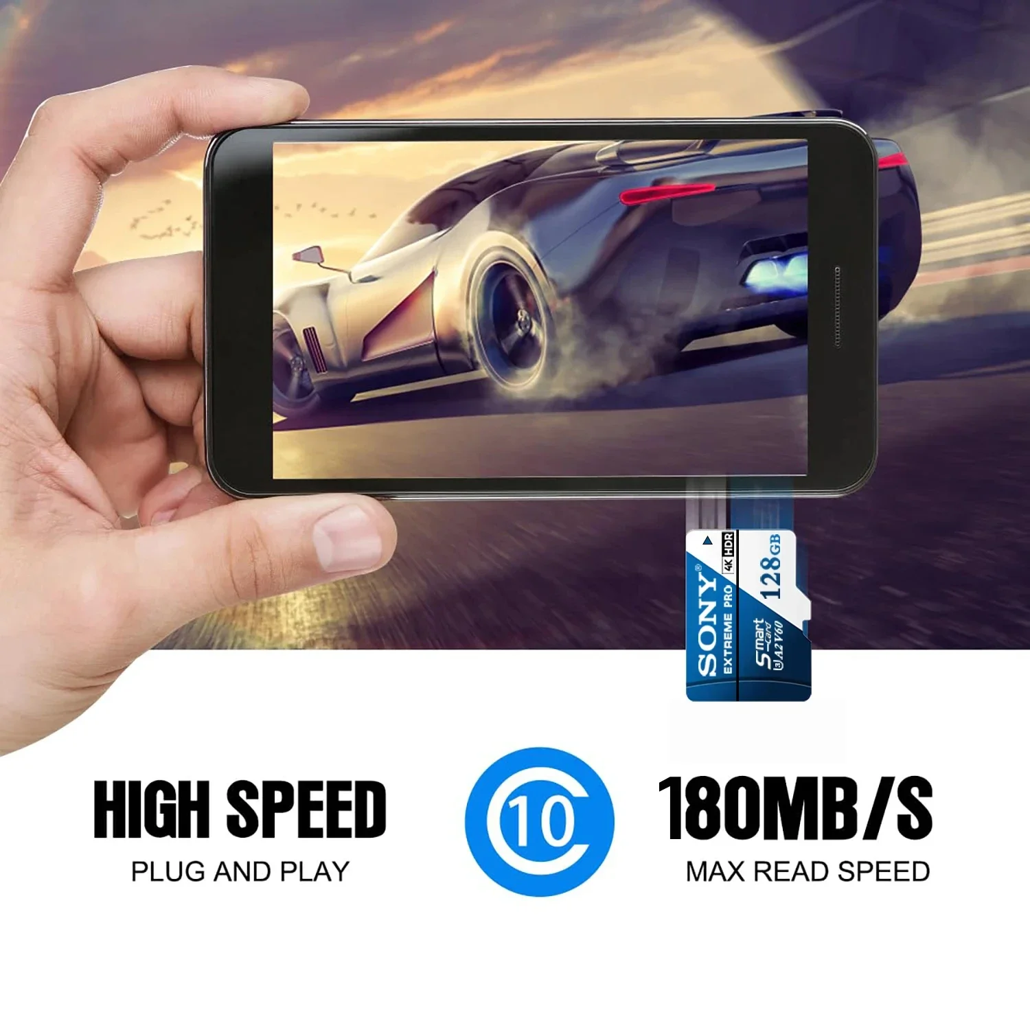 Фото Оригинальная карта памяти Sony Class10 TF Flash Card 256 ГБ 512 ГБ 1 ТБ, SD-карты большой емкости, карты Mirco TF для ПК/камеры/телефона/дрона №4
