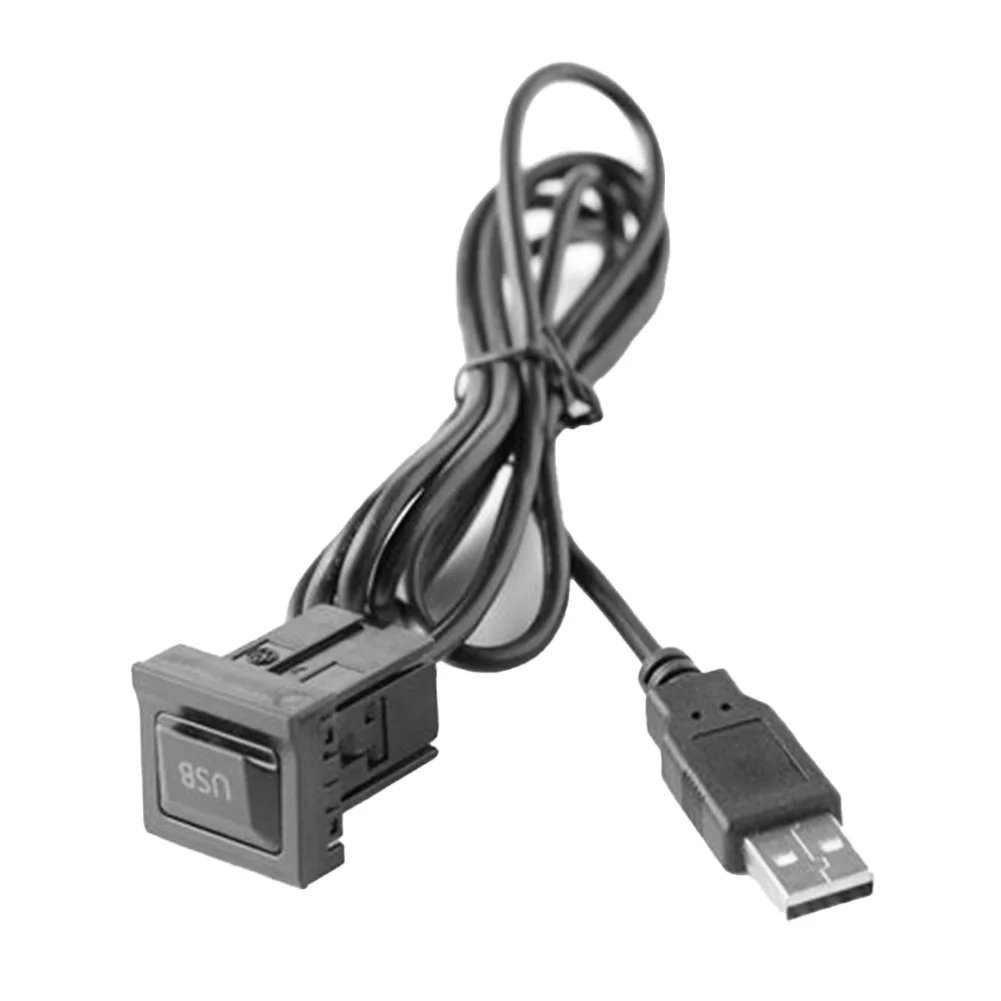 

1 × USB с пылезащитной крышкой, удлинитель для приборной панели, двойной USB-удлинитель, высококачественный переходник, новый бренд для велосипеда
