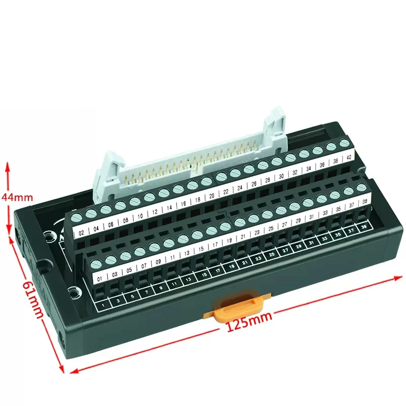 HL-IDC40 Mini Terminal Block for Mitsubishi Q L Series PLC Cable AC10TB 40 Pin FCN40P Terminal Adapter Board 2M 3M 5M 10M enlarge
