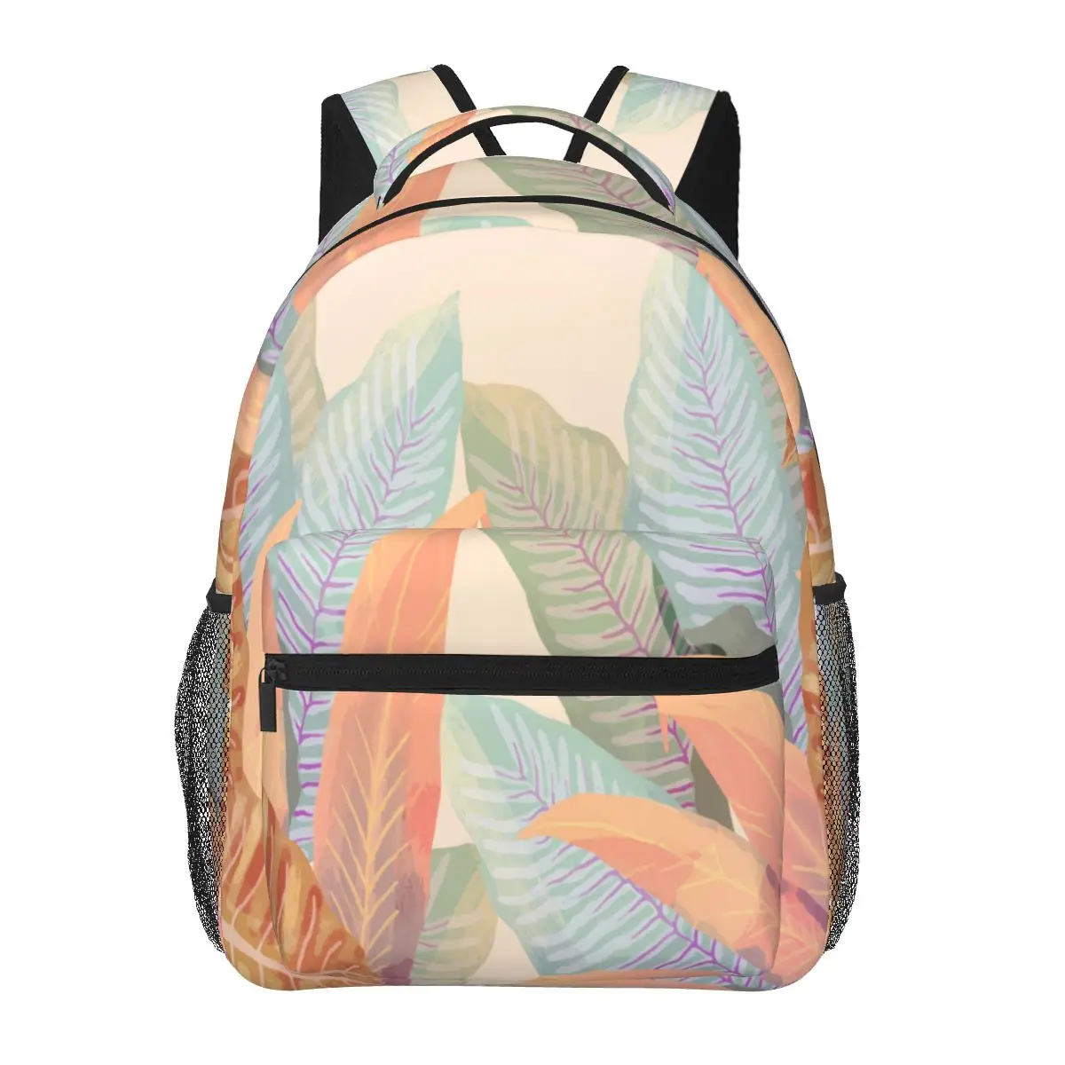 

Women's Backpack Vintage Tropical Leaves School Bag for Men Lady Travel Bag Casual School Backpack