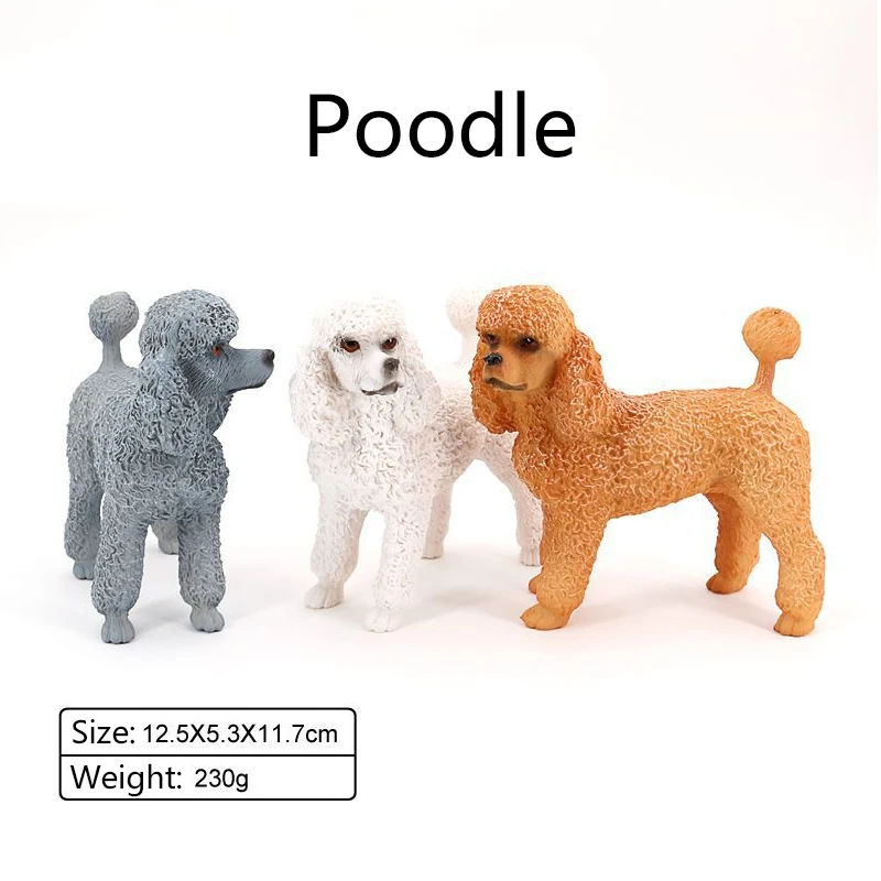 Новинка искусственная собака животные фигурки героев из смолы украшение для