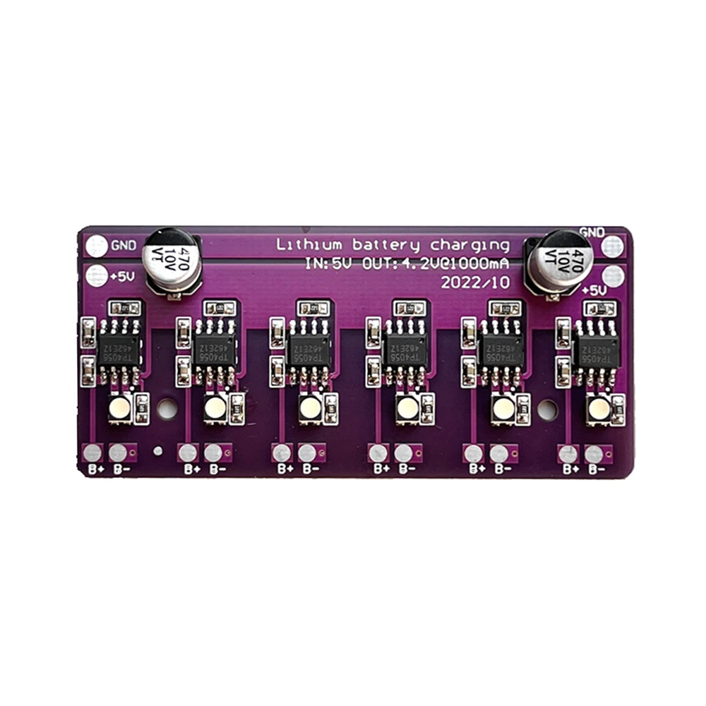 

DC 5V 1A Lithium Battery Charging Module PCB Circuit Board Charger Array for 18650 4.2V Lithium Battery Electric Accessories