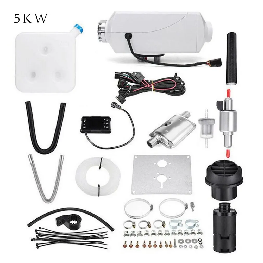 

Single Hole Heater Air Parking Heater Rotary Switch LCD Switch and Digital Switch With Muffler Silencer